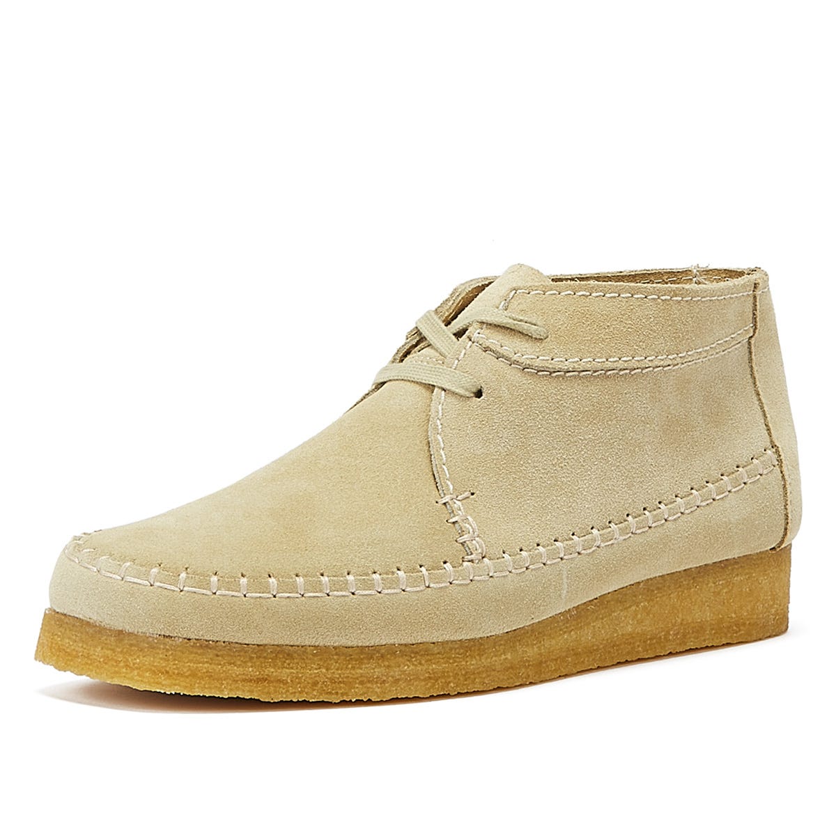 Clarks Weaver-Wildleder-Herrenstiefel In Ahorn Übersetzen.