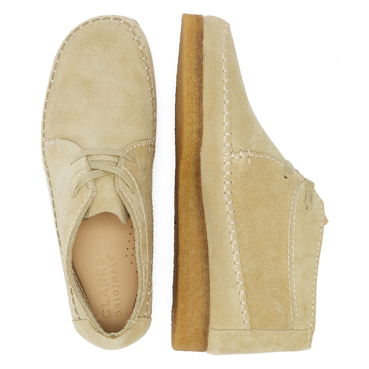 Clarks Weaver-Wildleder-Herrenstiefel In Ahorn Übersetzen.