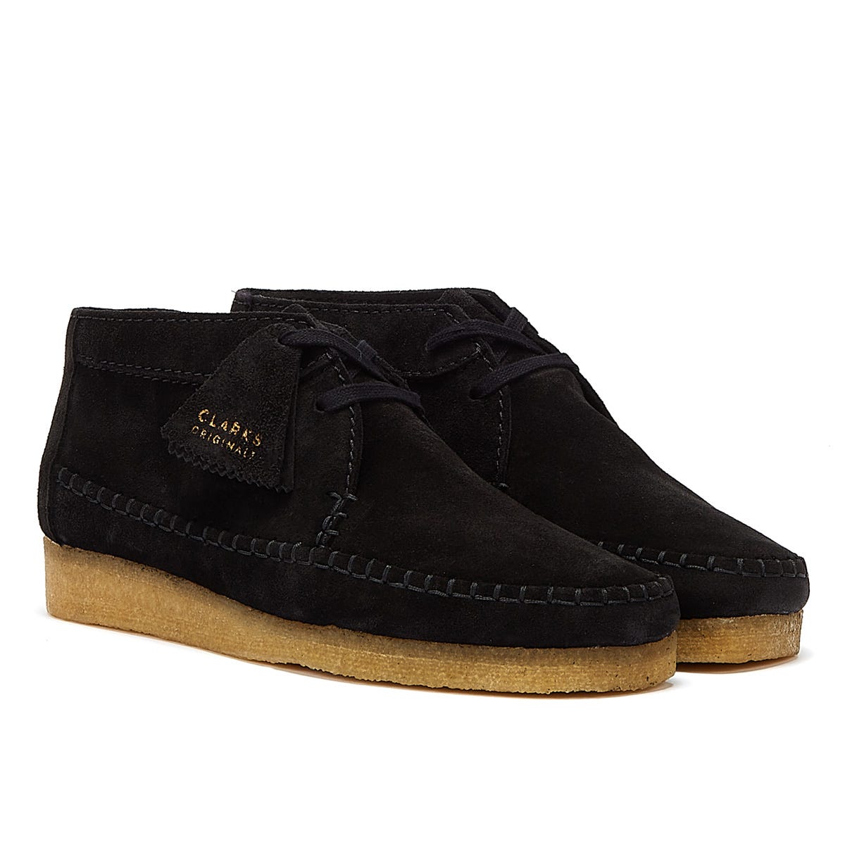 Clarks Weaver Herren-Wildlederstiefel In Schwarz