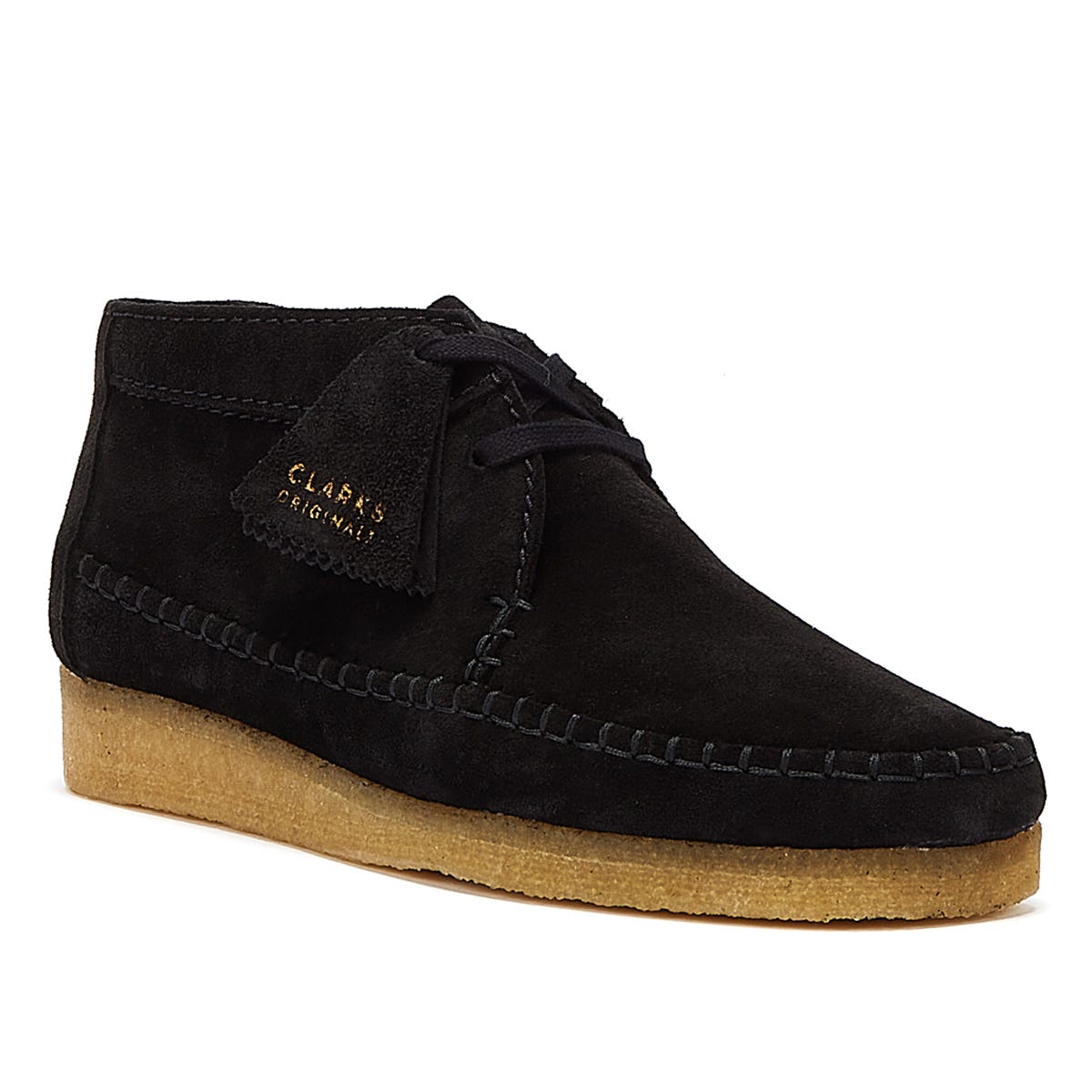 Clarks Weaver Herren-Wildlederstiefel In Schwarz