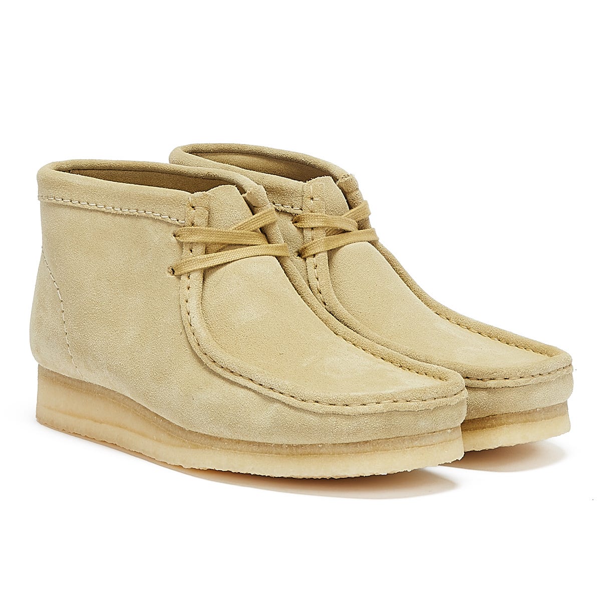 Clarks Originals Wallabee Wildleder Herren Ahorn Stiefel