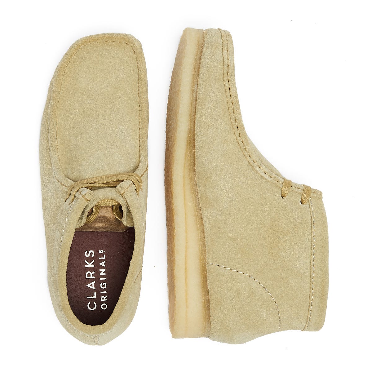 Clarks Originals Wallabee Wildleder Herren Ahorn Stiefel