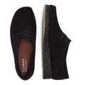 Clarks Originals Wallabee Suede Womens Schwarz Schuhe