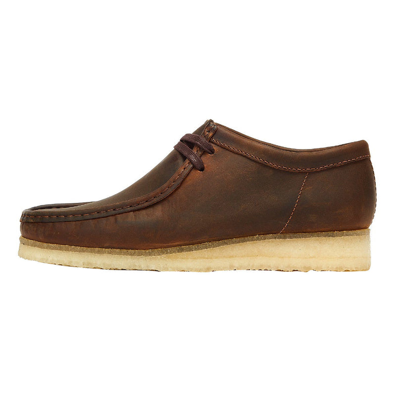 Clarks Originals Wallabee Leder Herren Schuhe Braun