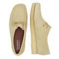 Clarks Originals Wallabee Damen Beige Wildleder Schuhe