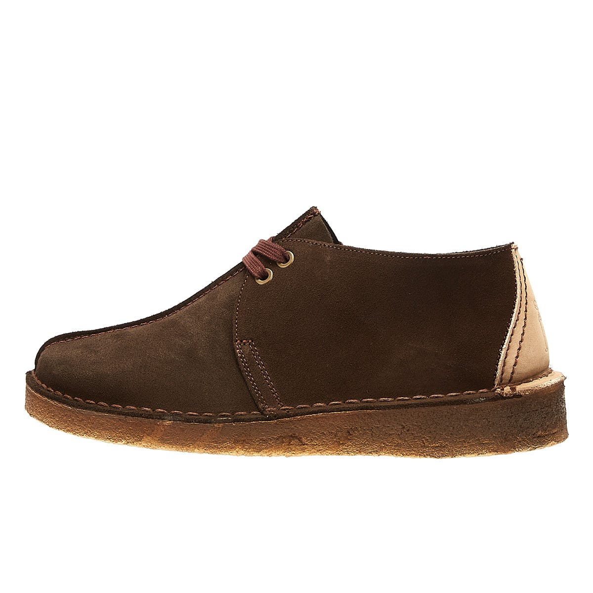Clarks Originals Desert Trek Suede Mens Dark Brown Schuhe