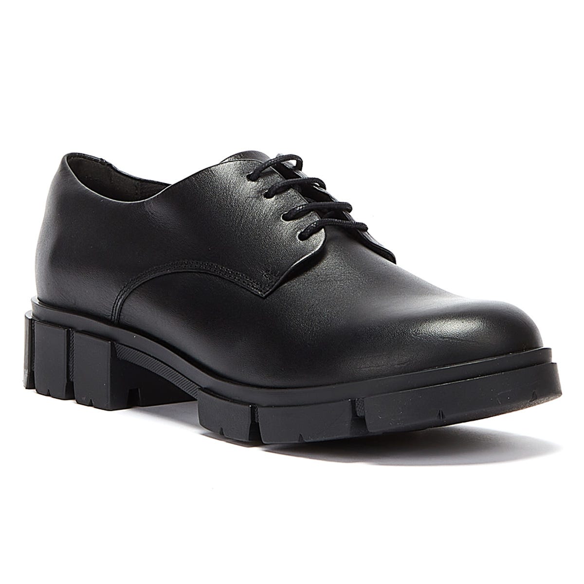 Clarks Teala Spitzenleder Damenschuhe (Schwarz)