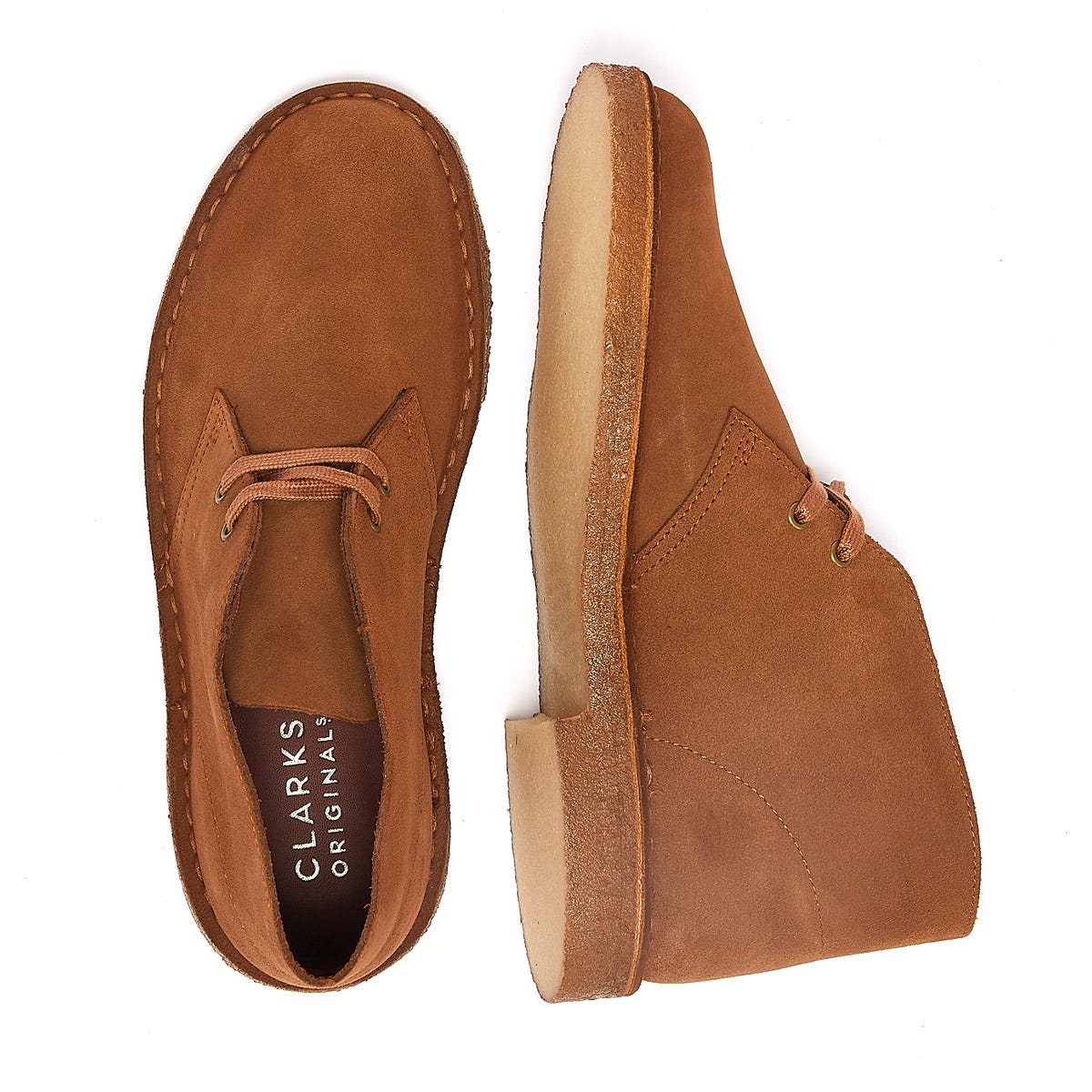 Clarks Originals Desert Trek Wildleder Herren Cola Stiefel