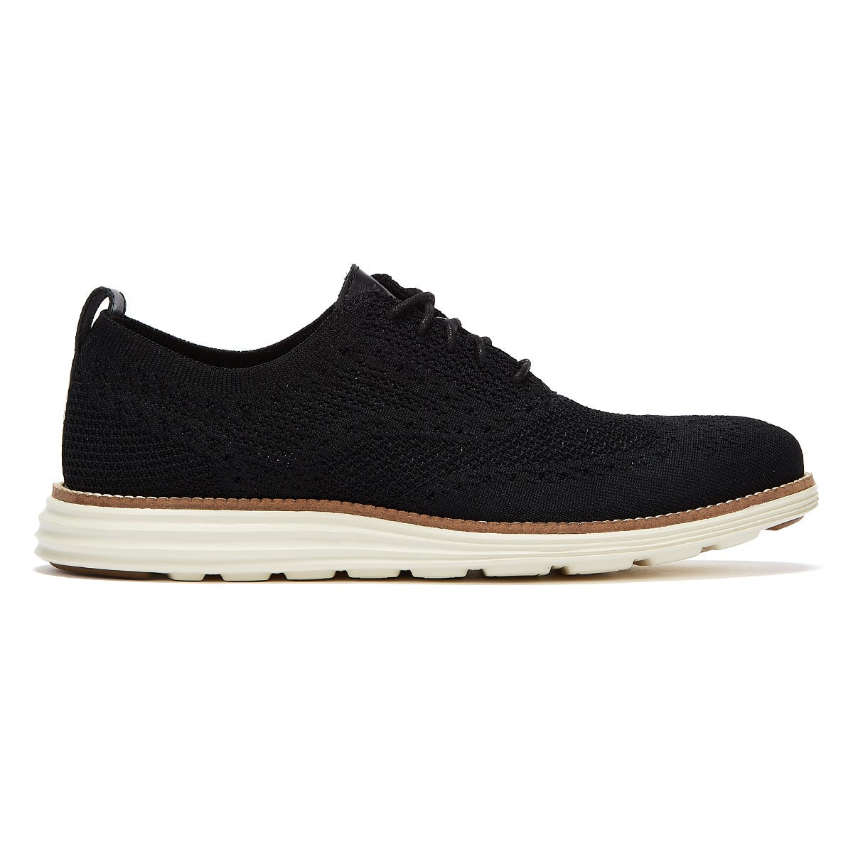Cole Haan ØriginalGrand Stitchlite Wingtip Oxford Herren Schwarz / Elfenbein Oxford Schuhe