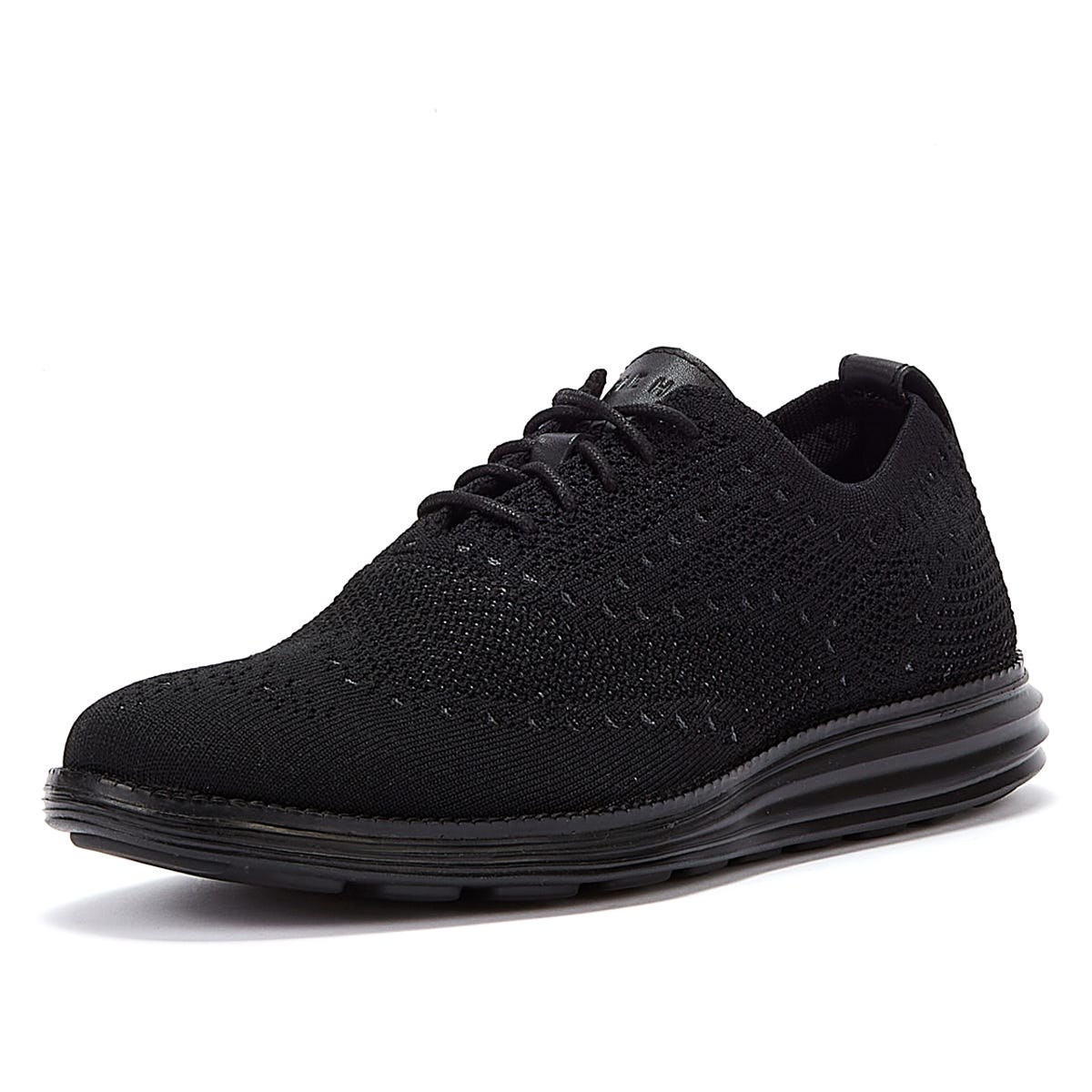 Cole Haan Originalgrand Stitchlite Wingtip Oxford Herren Schwarz Schuhe