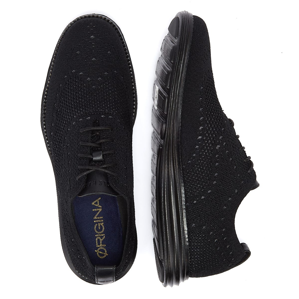 Cole Haan Originalgrand Stitchlite Wingtip Oxford Herren Schwarz Schuhe