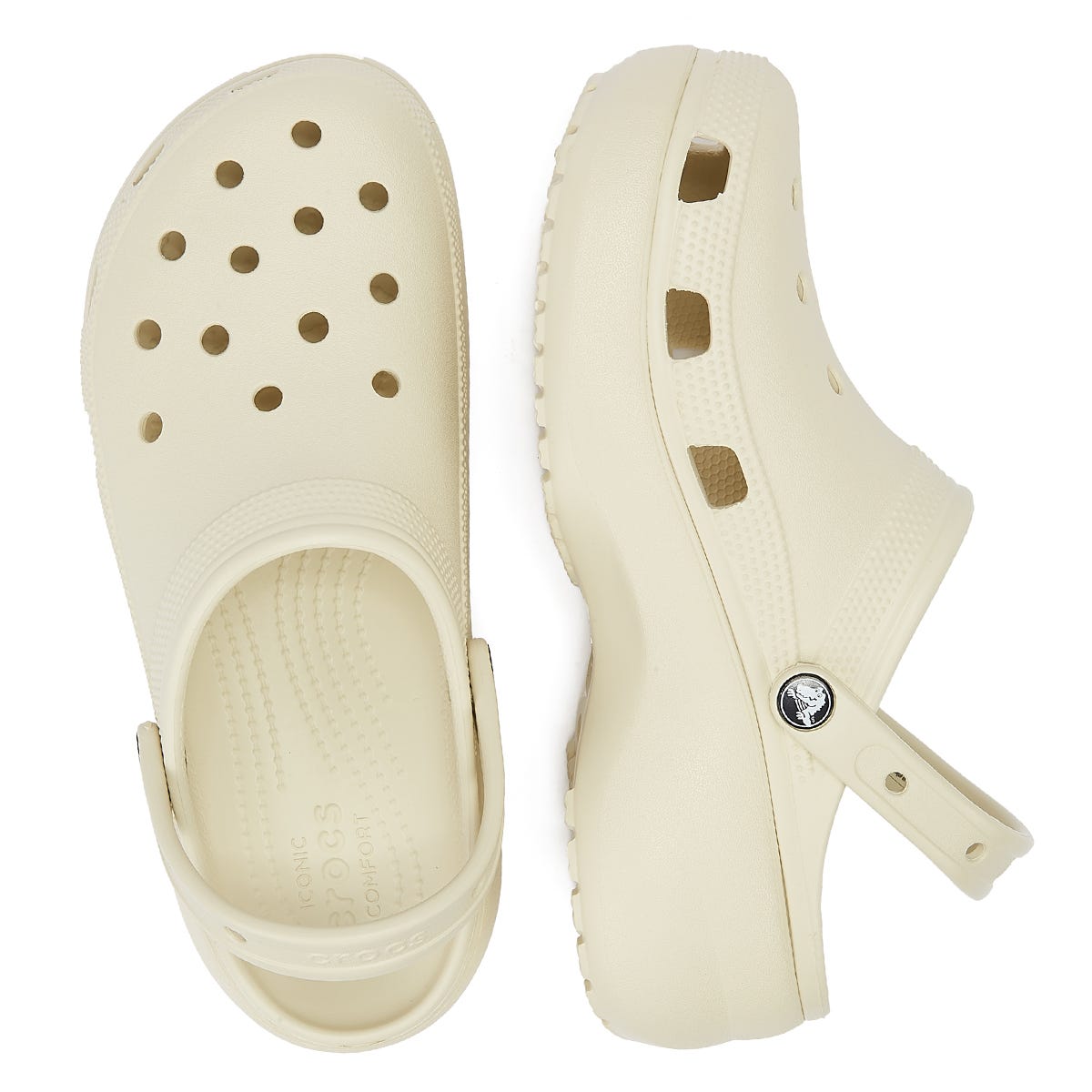 Crocs Platform Damen Knochen Clogs