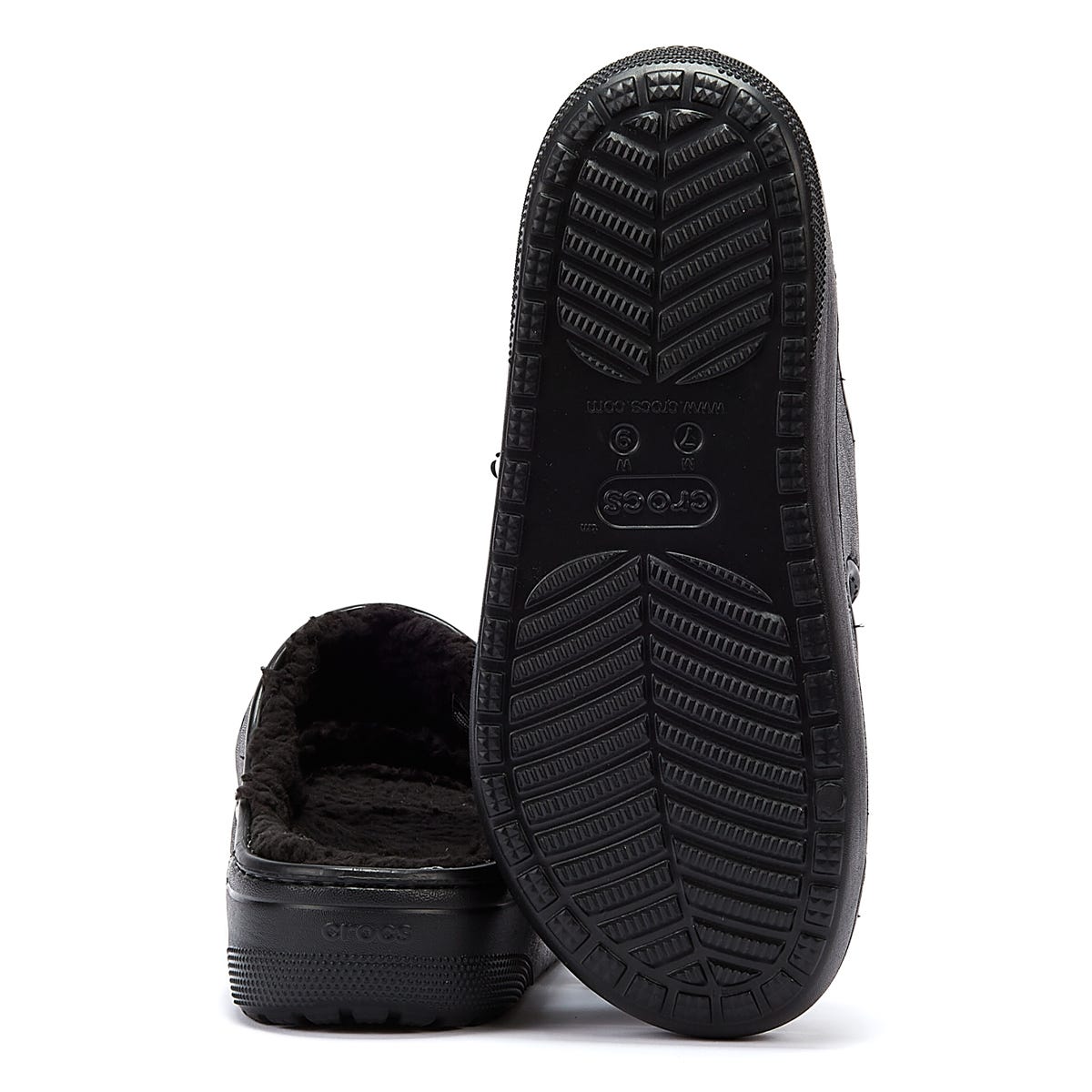 Crocs Klassische Cozzzy Damen-Sandalen In Schwarz.