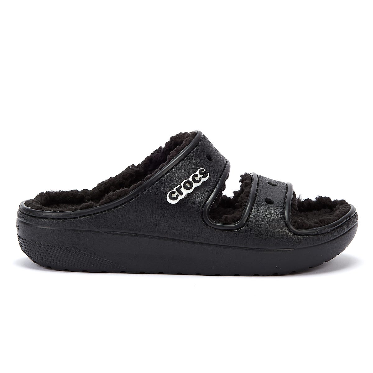 Crocs Klassische Cozzzy Damen-Sandalen In Schwarz.