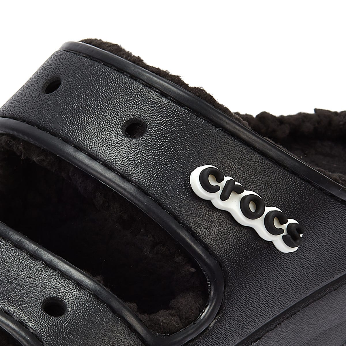 Crocs Klassische Cozzzy Damen-Sandalen In Schwarz.
