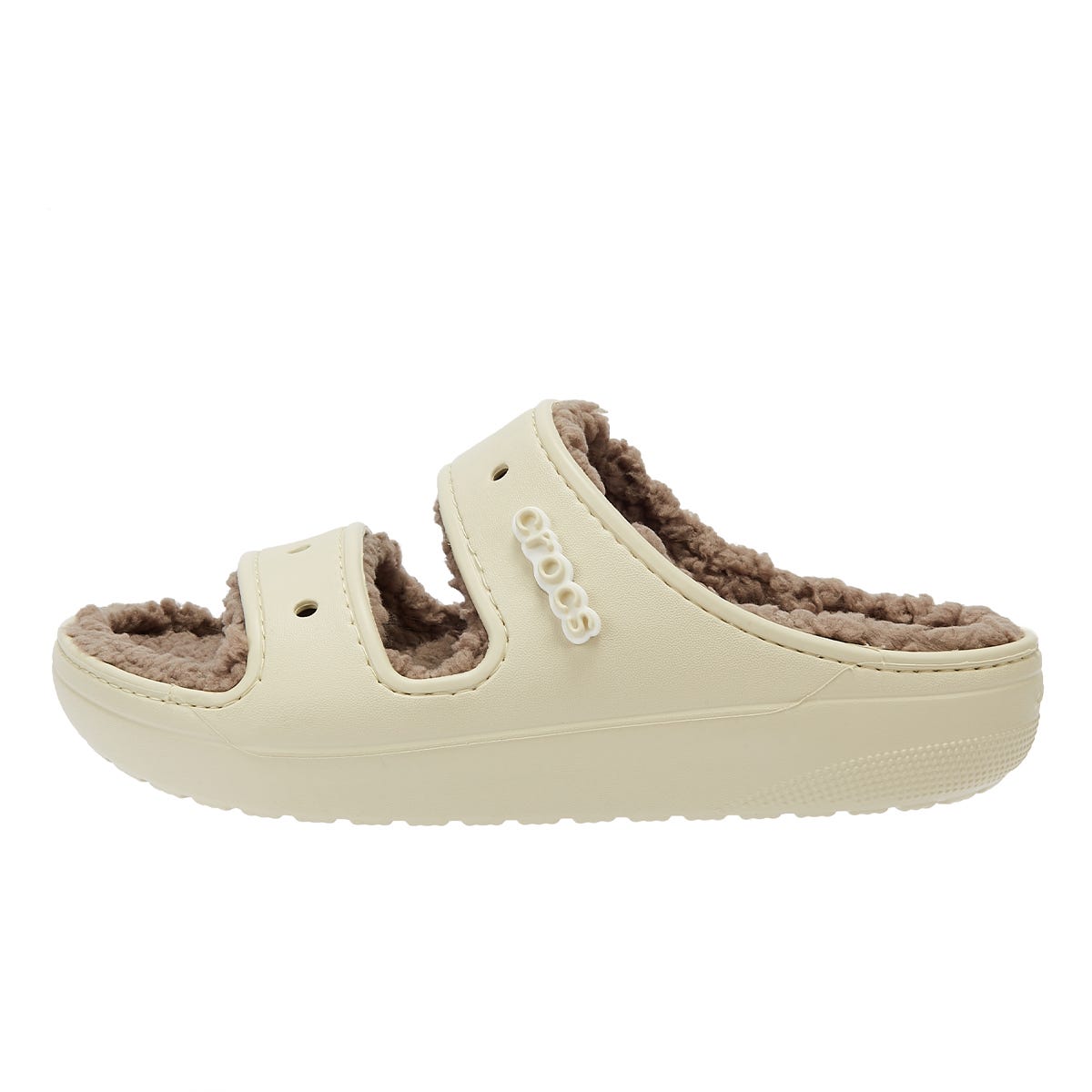 Crocs Klassische Cozzzy Damen Sandalen In Beige/Pilz