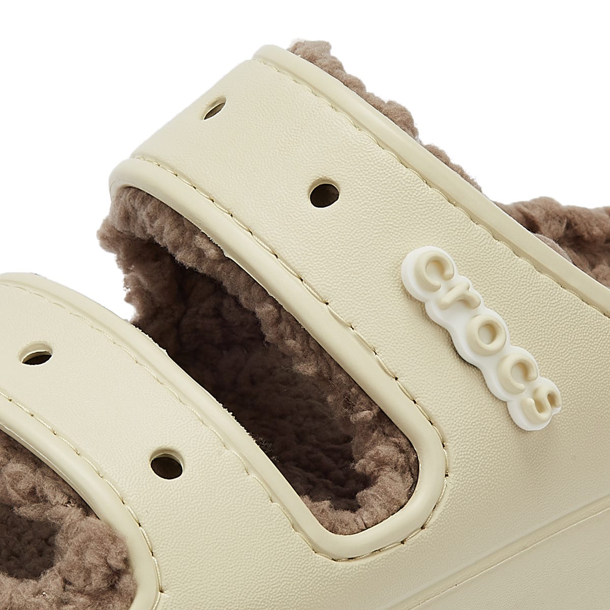 Crocs Klassische Cozzzy Damen Sandalen In Beige/Pilz