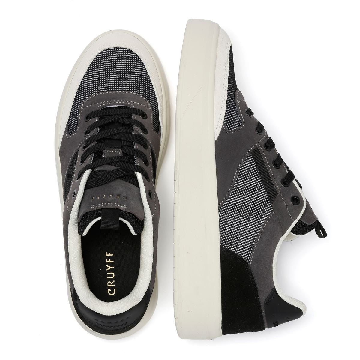 Cruyff Terra Court Herren Graue Turnschuhe