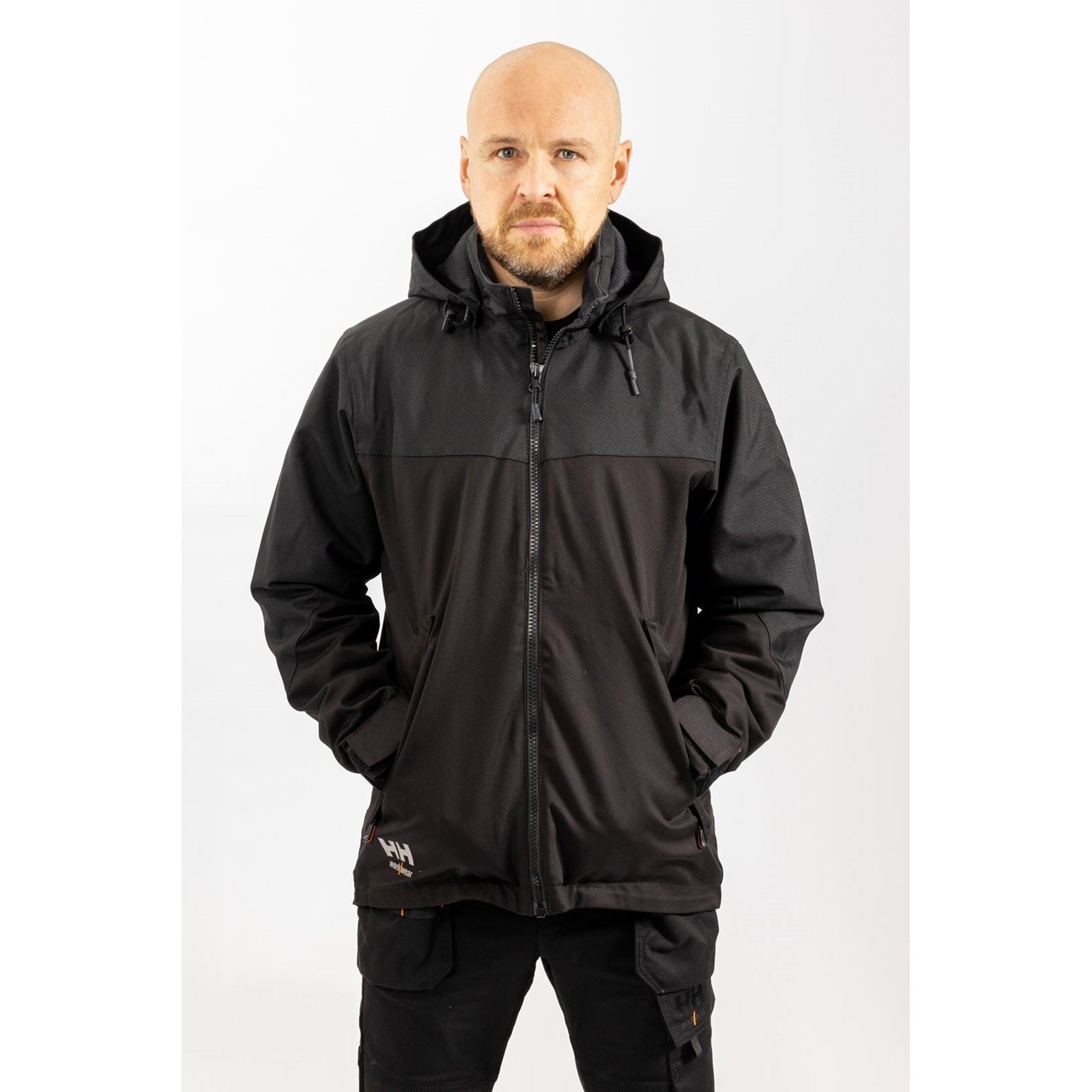 Helly Hansen Workwear Oxford Herren Schwarze Winterjacke