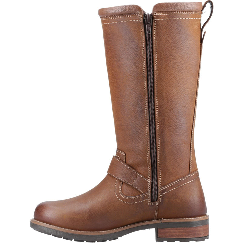 Cotswold Bourton Damen Stiefel aus Leder in Tan