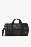 Fred Perry Tonal Classic Barrel Polyester Schwarz/Goldene Kreuztasche