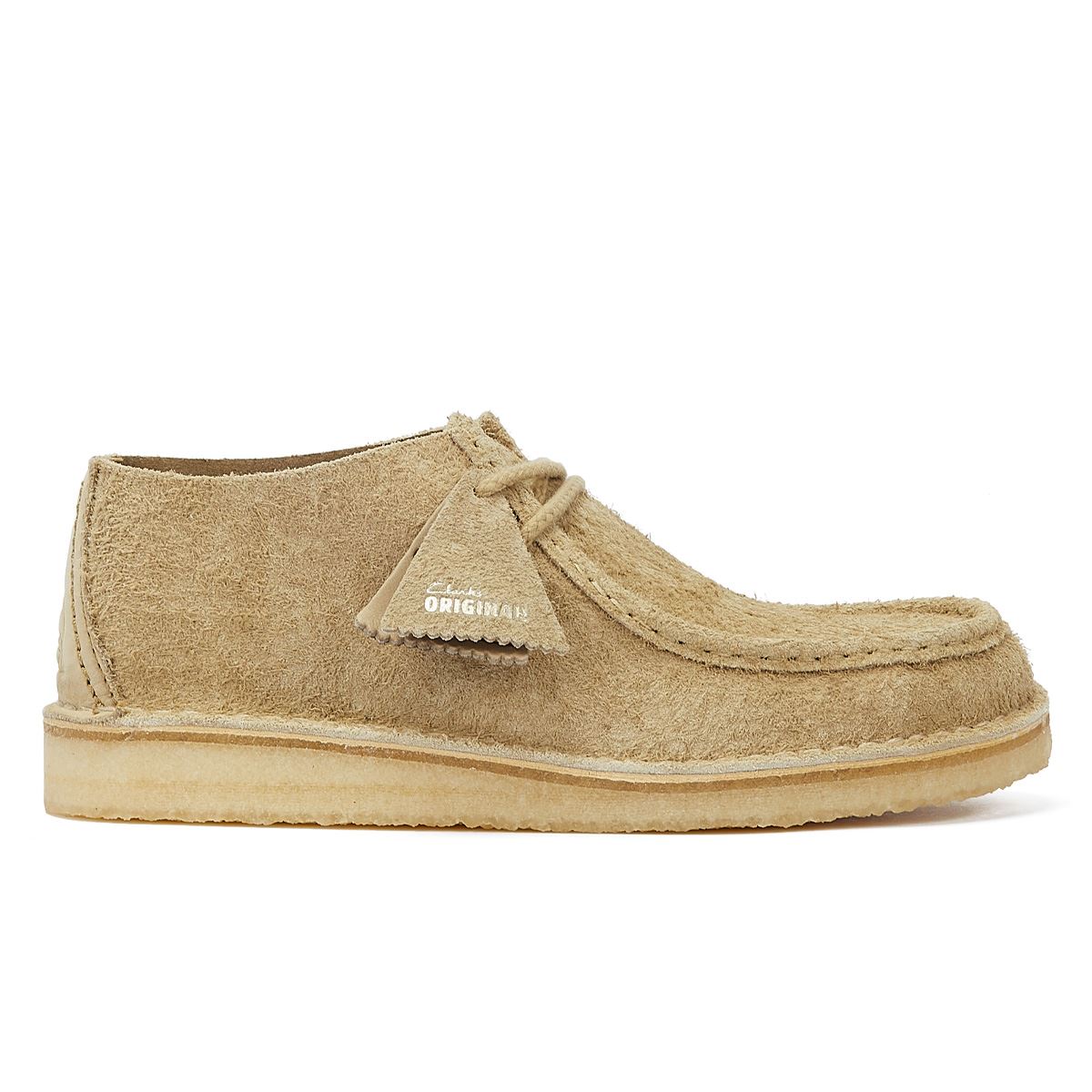 Clarks Originals Wüsten-Nomade Ahorn Haarige Wildleder Herren Ahorn Stiefel