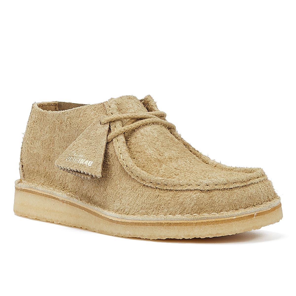 Clarks Originals Wüsten-Nomade Ahorn Haarige Wildleder Herren Ahorn Stiefel