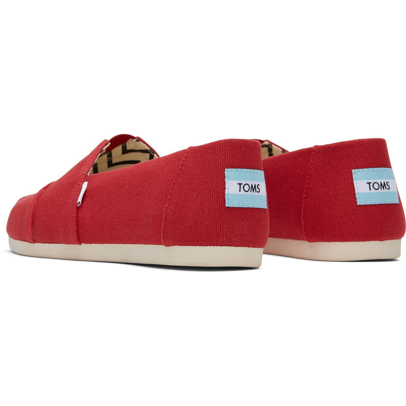 TOMS Alpargata 100% Baumwolle Herren Rote Espadrilles