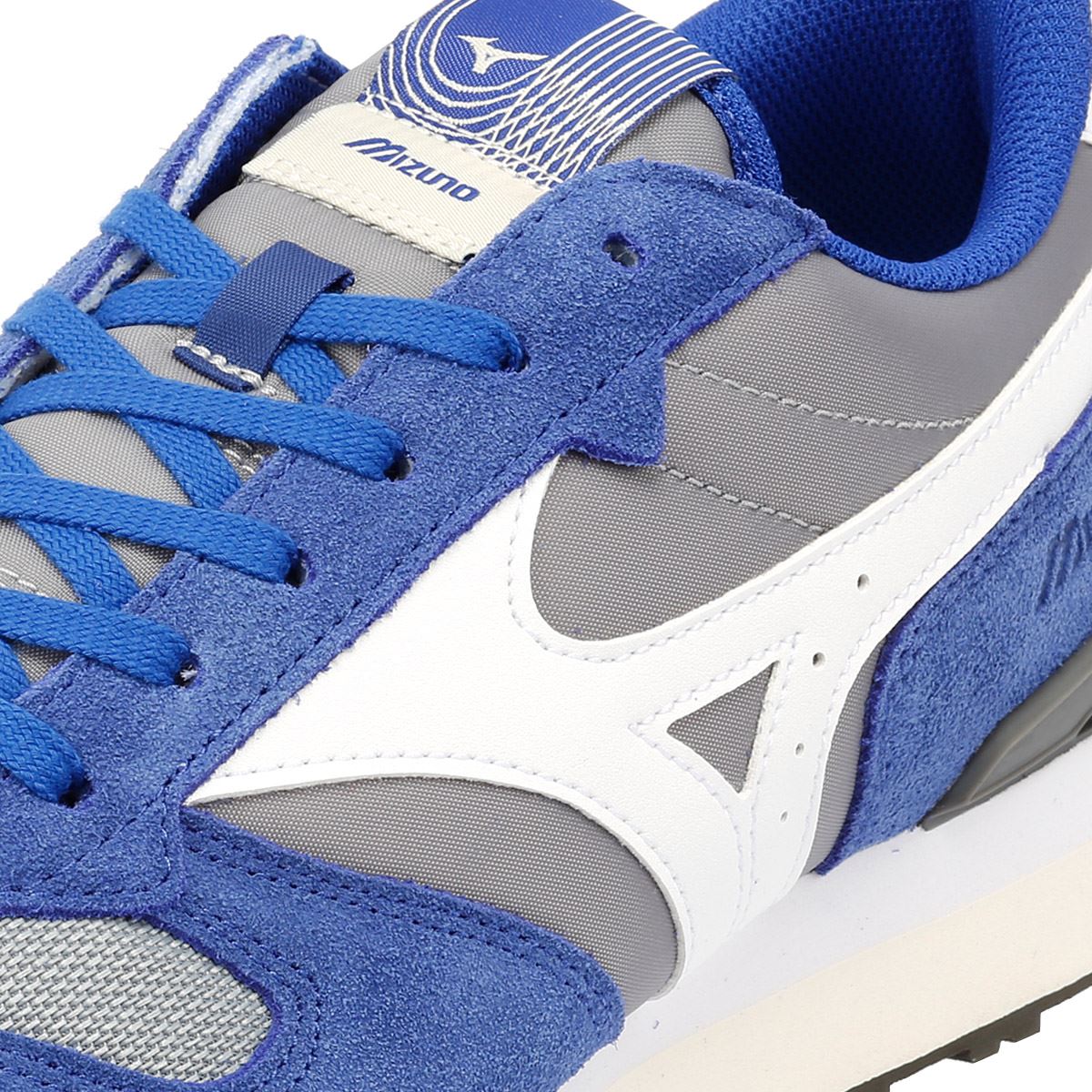 Mizuno RB87 Blaue Wildleder-Sneakers