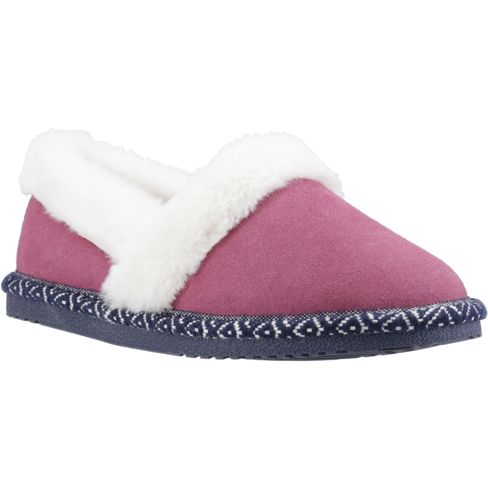 Hush Puppies Ariel Damenhausschuhe aus Wildleder in Rosa