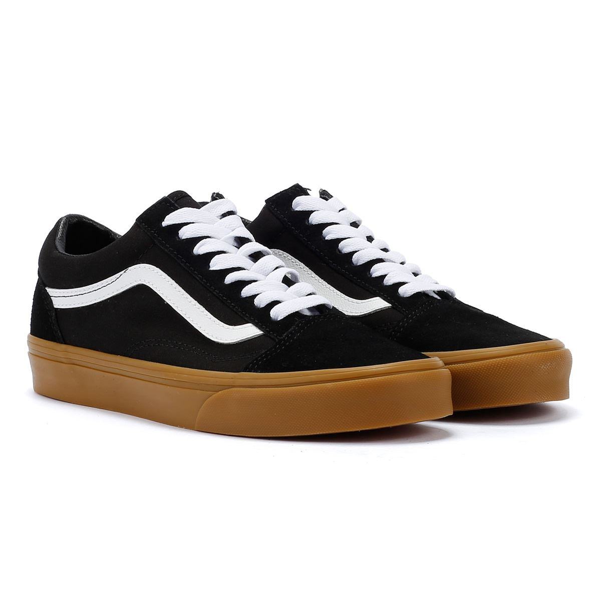 Vans Old Skool Schwarze Leinwand-Sneakers