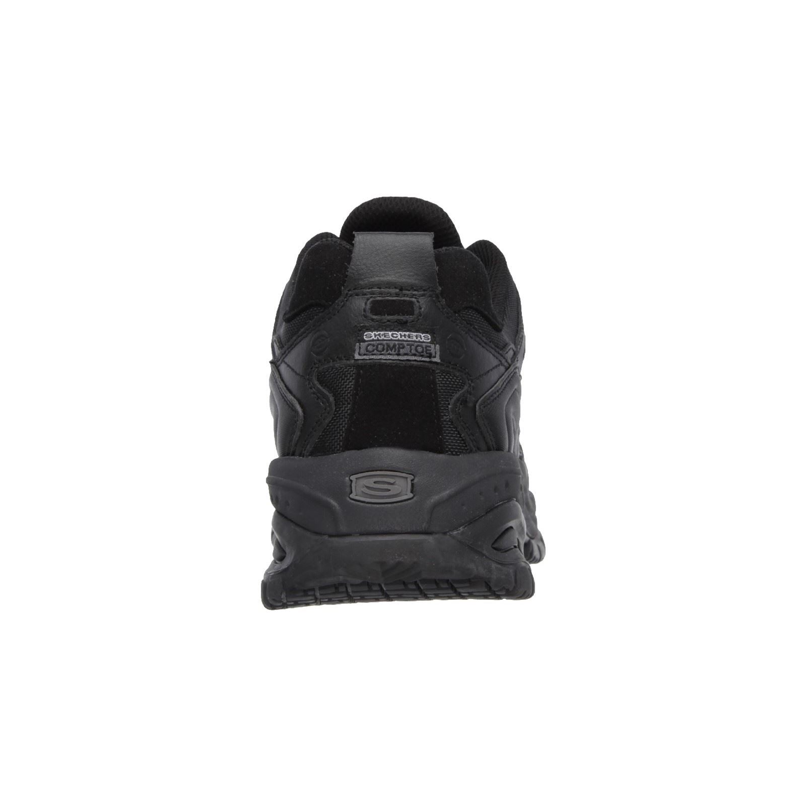 Skechers Workwear Soft Stride - Grinnell Wildleder Herren Schwarz Sicherheits-Sneaker