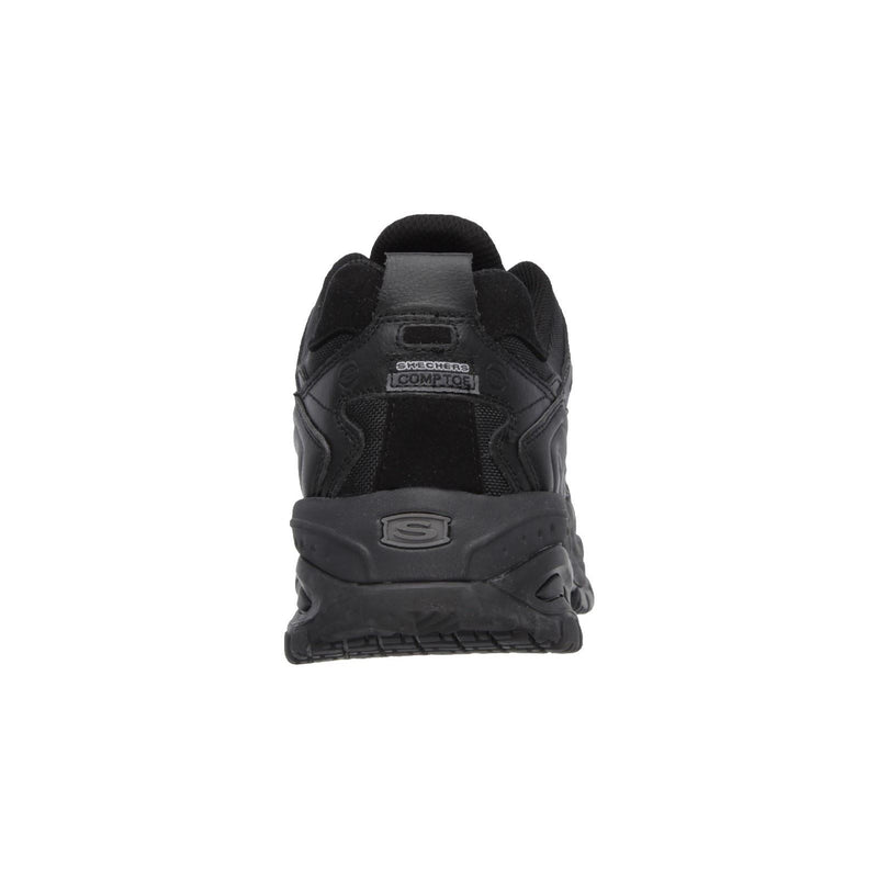 Skechers Workwear Soft Stride - Grinnell Wildleder Herren Schwarz Sicherheits-Sneaker