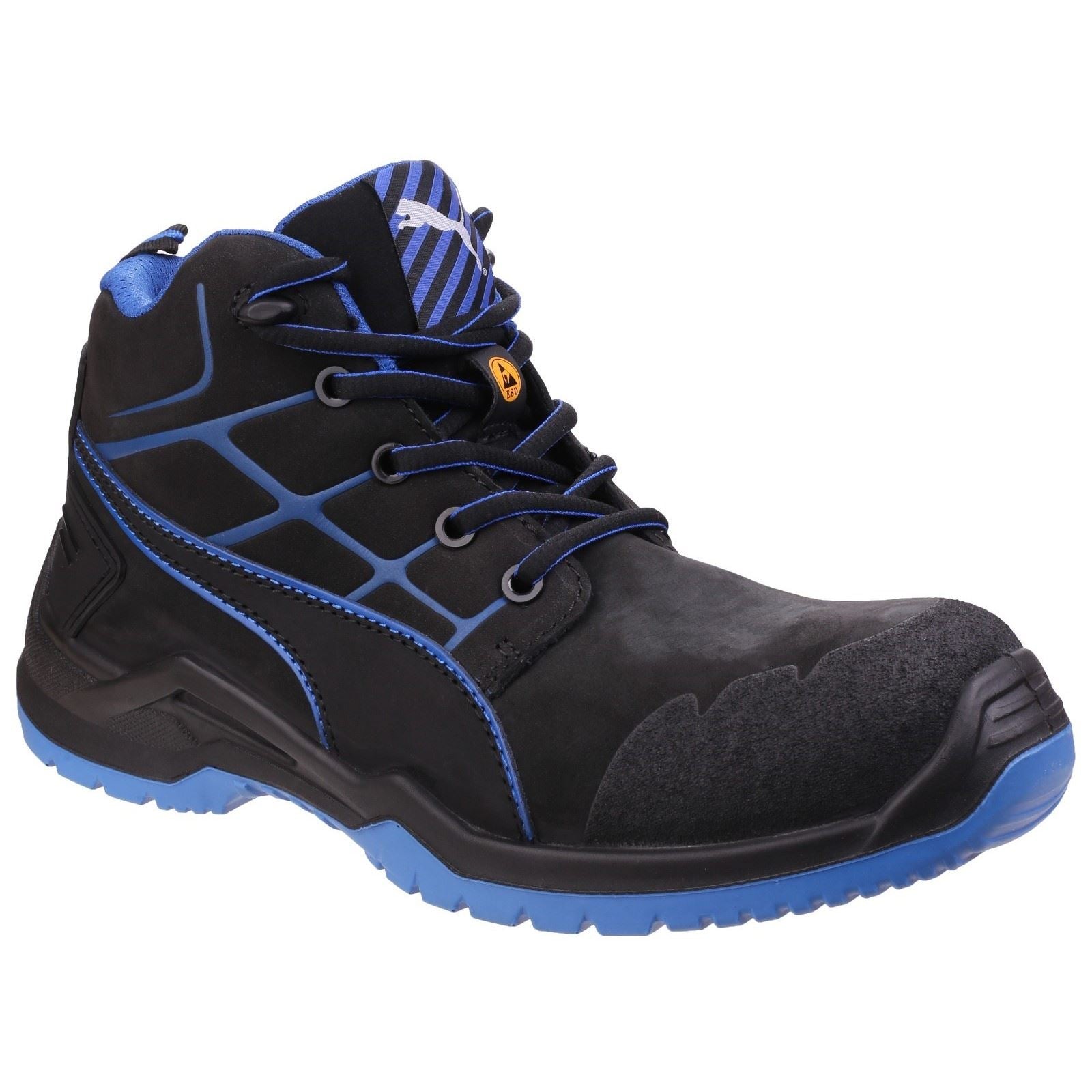 Puma Safety Krypton Nubuck Blau Sicherheitsstiefel