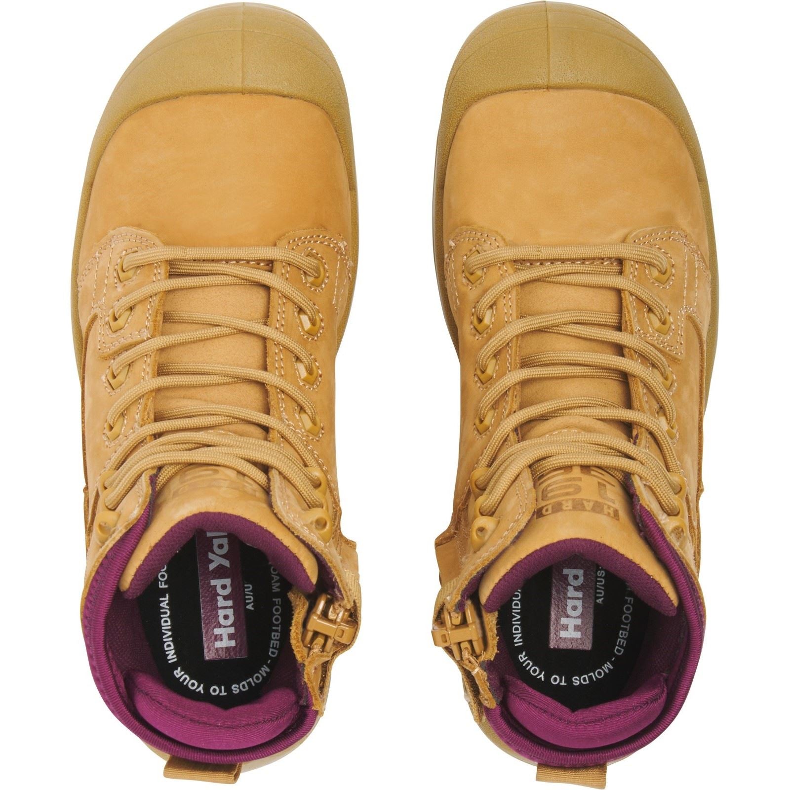 Hard Yakka Legend Leder Damen Weizen Sicherheitsstiefel