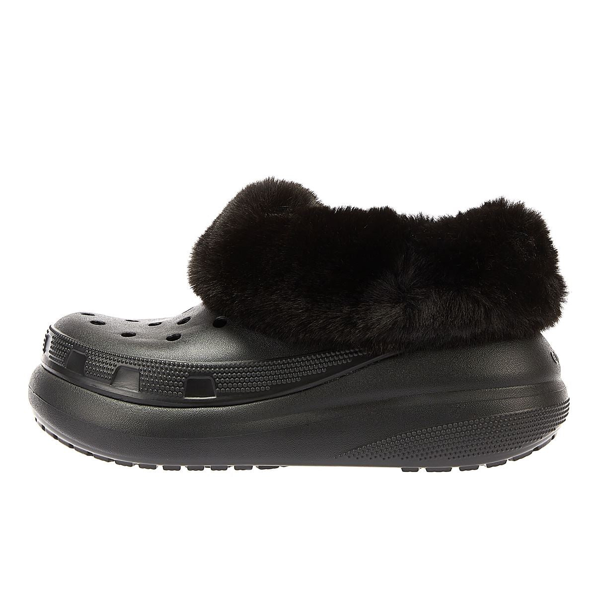 Crocs Furever Crush Clog Damenschuhe In Schwarz