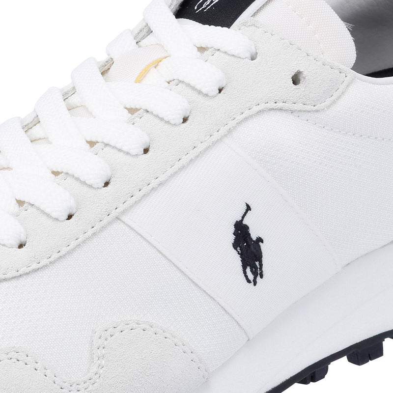 Ralph Lauren Trail 125 Weiße Ledersneaker Für Herren
