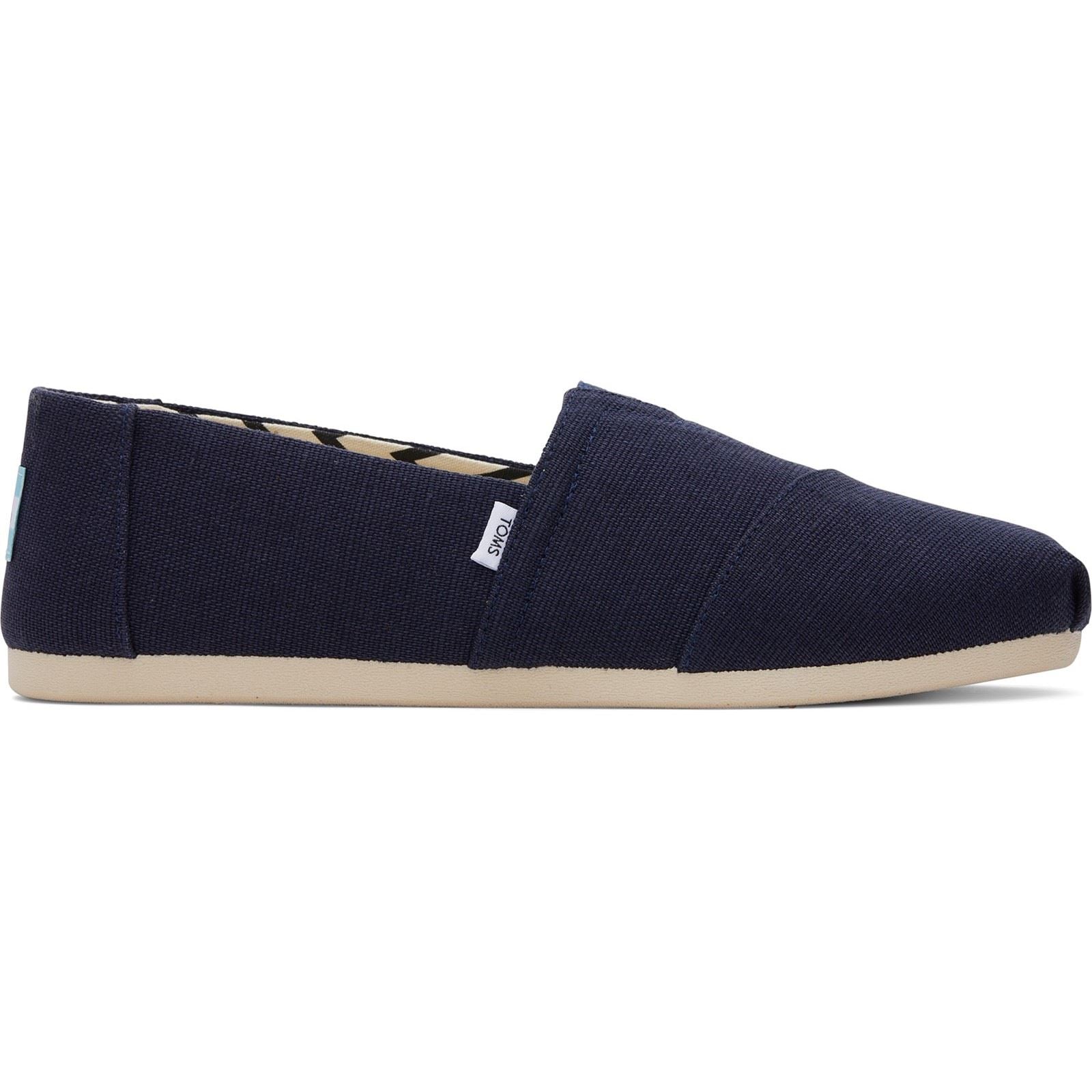TOMS Alpargata Classic Baumwoll Herren Espadrilles In Marineblau