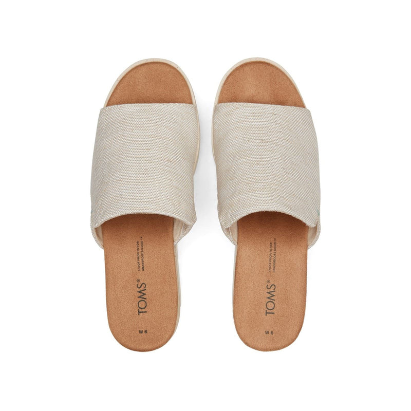 TOMS Diana Mule Damen Naturkeilabsätze
