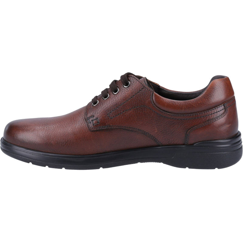 Hush Puppies Marco Leder Herren Braune Schnürschuhe