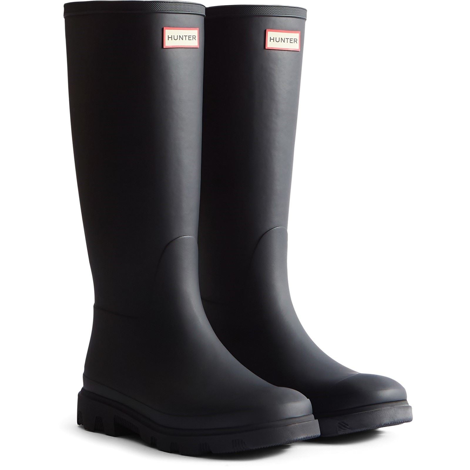 Hunter Downpour Tall Boot Damen Gummistiefel In Schwarz