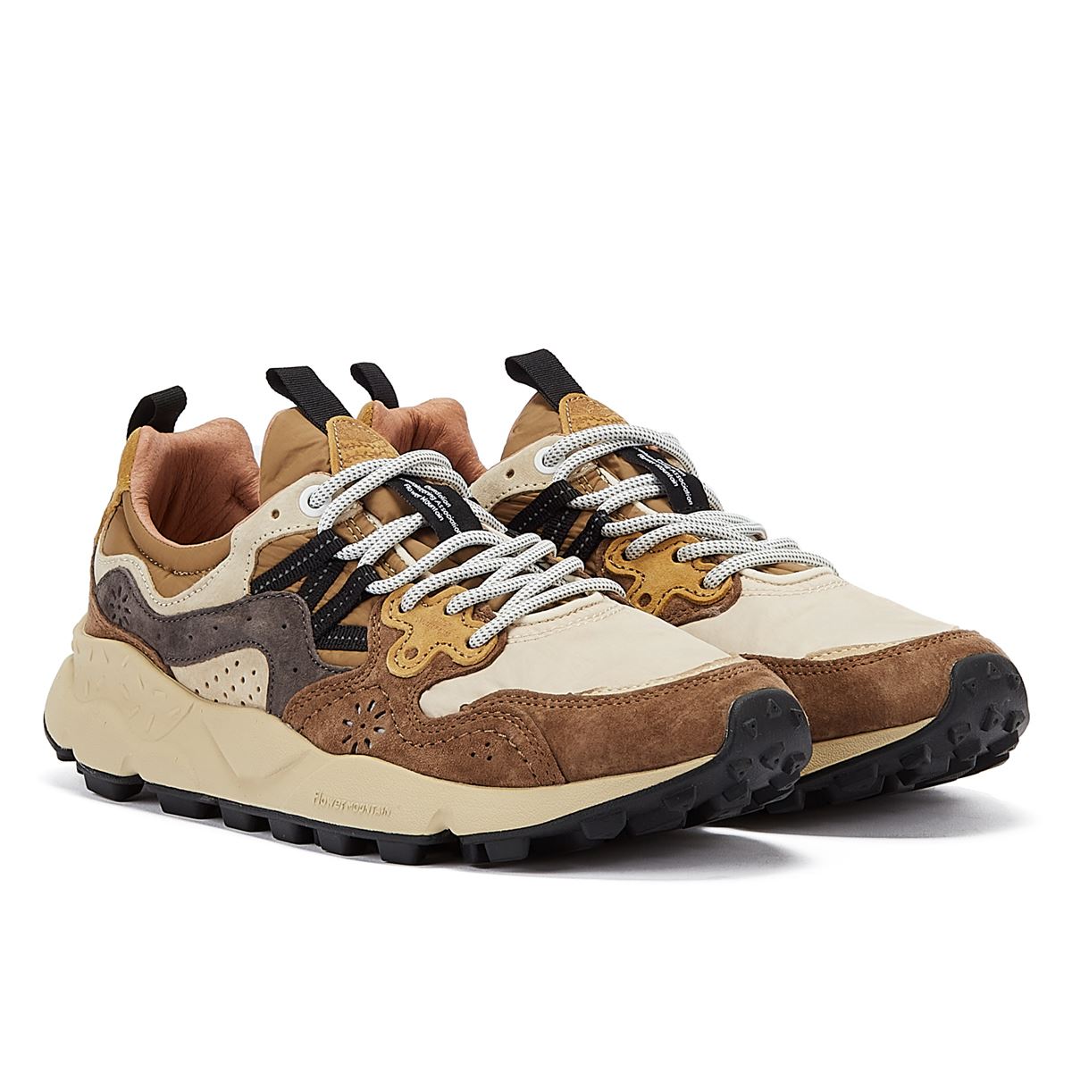 Flower Mountain Yamano 3 Wildleder/Nylon Herren Braune Turnschuhe