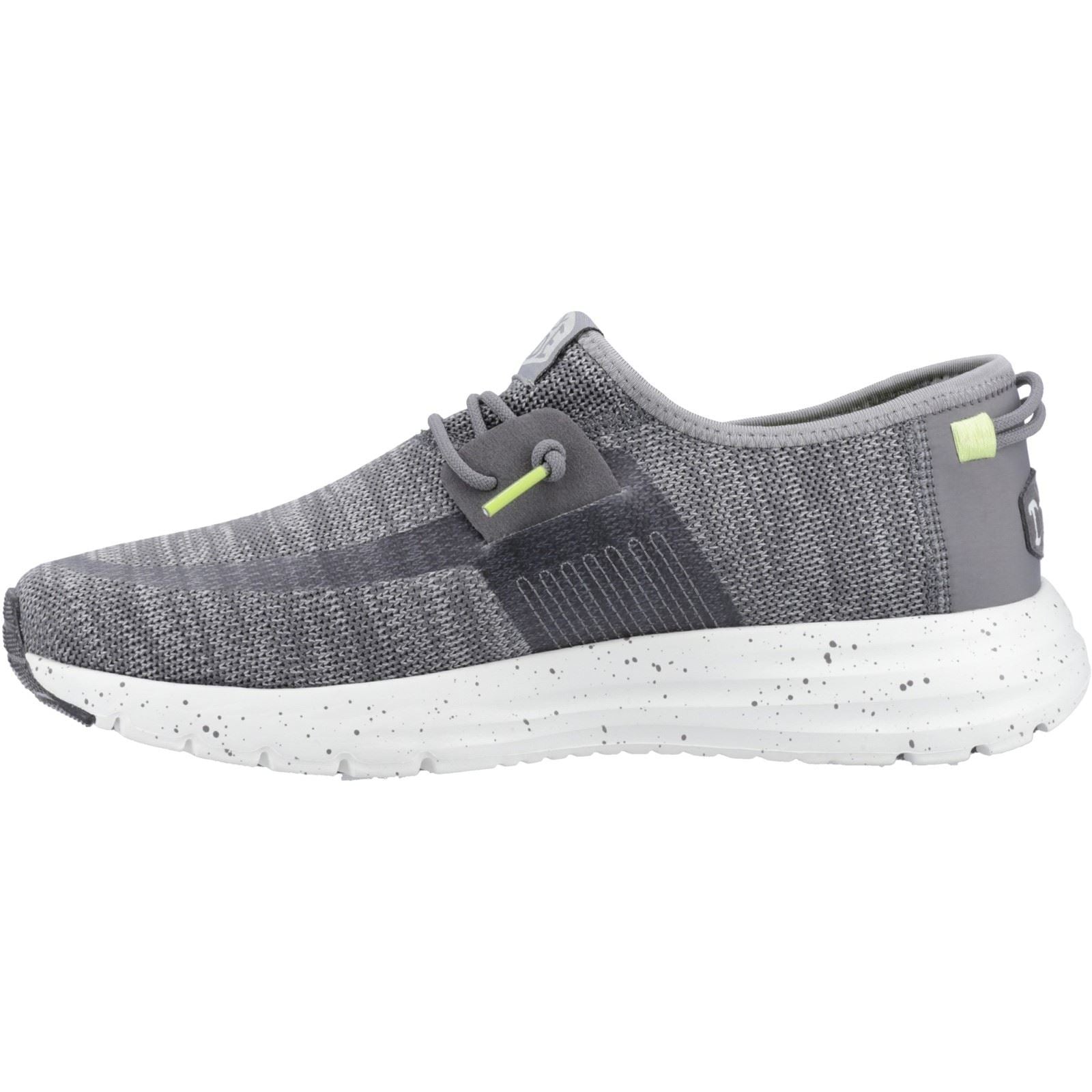 HEYDUDE Sirocco Sport Mode Herren Sneaker In Meliertem Grau/Anthrazit