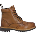 Hunter Cawdor Leder-Herren-Tan-Brogues-Schuhe