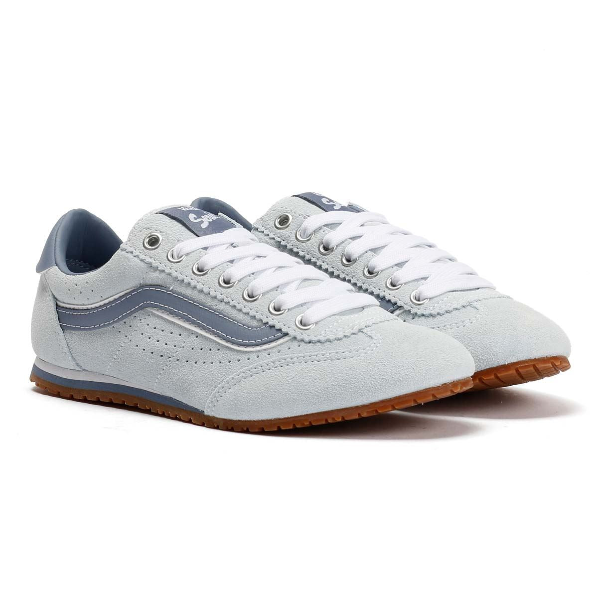 Vans Super Lowpro Wildleder Damen Blaue Sneaker