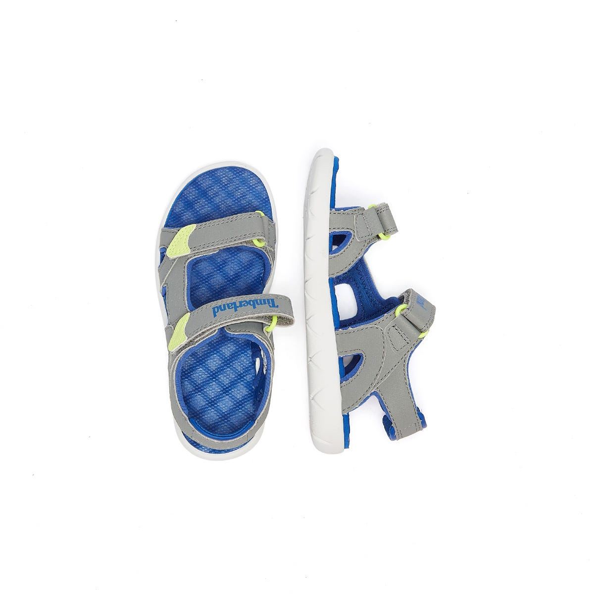 Timberland Perkins Row 2-Riemen Kleinkinder-Sandalen In Grau