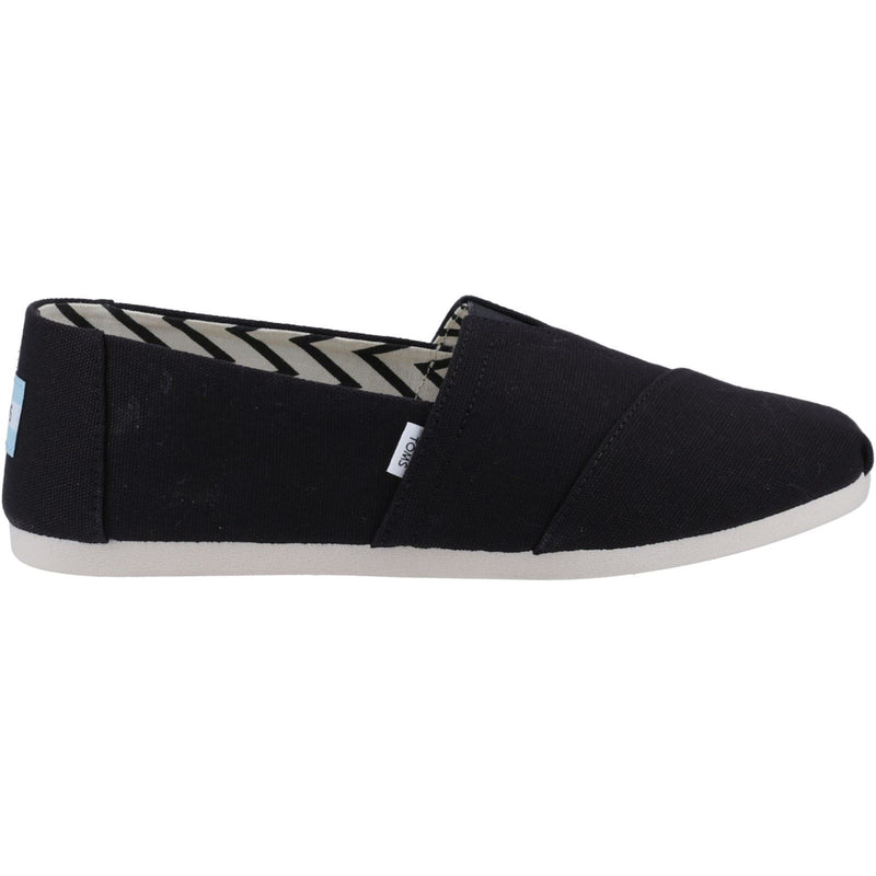 TOMS Alpargata 100% Baumwolle Herren-Schwarze Farbespadrilles