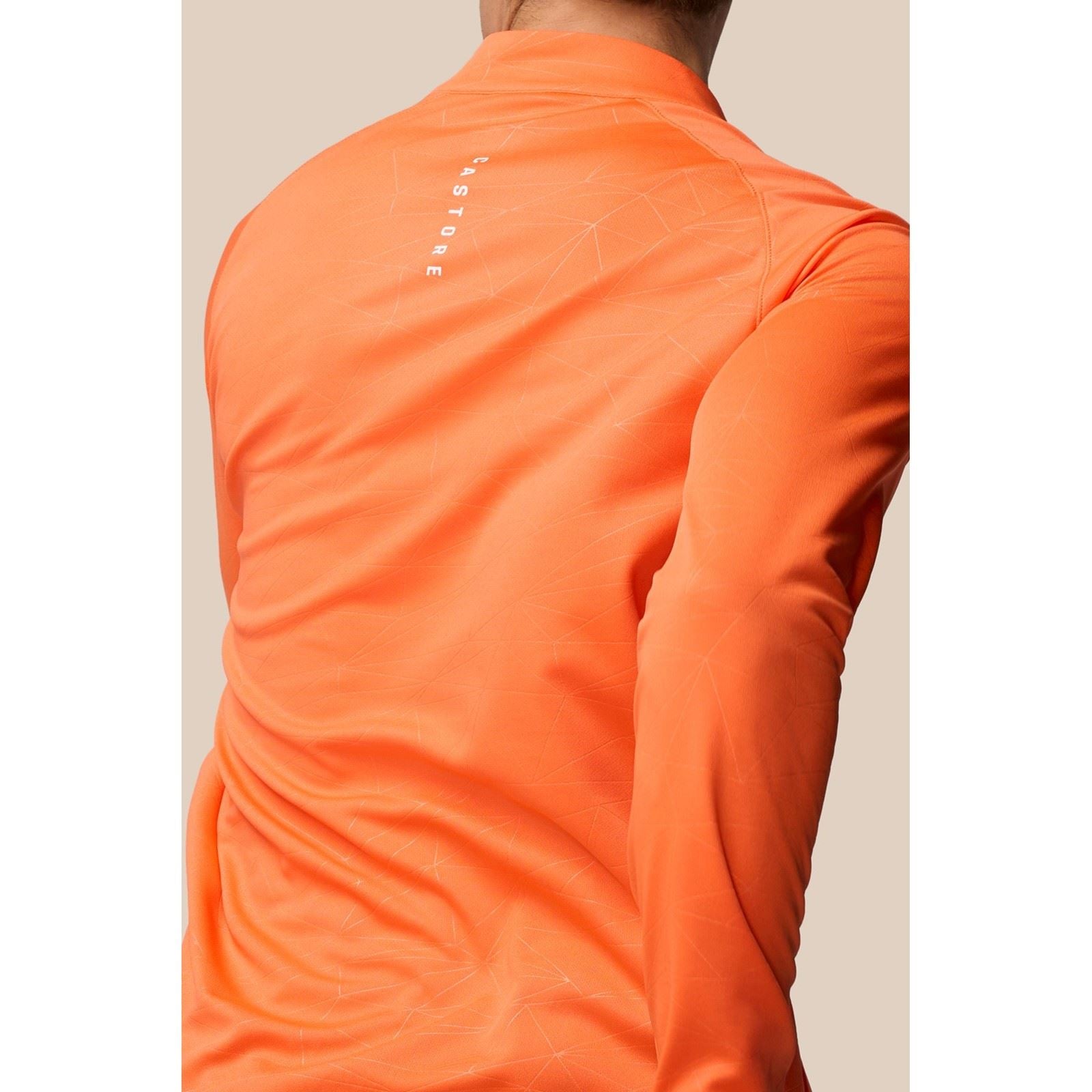 Castore Adapt Training 1/4 Zip Top Polyester Herren Orange Sportshirts