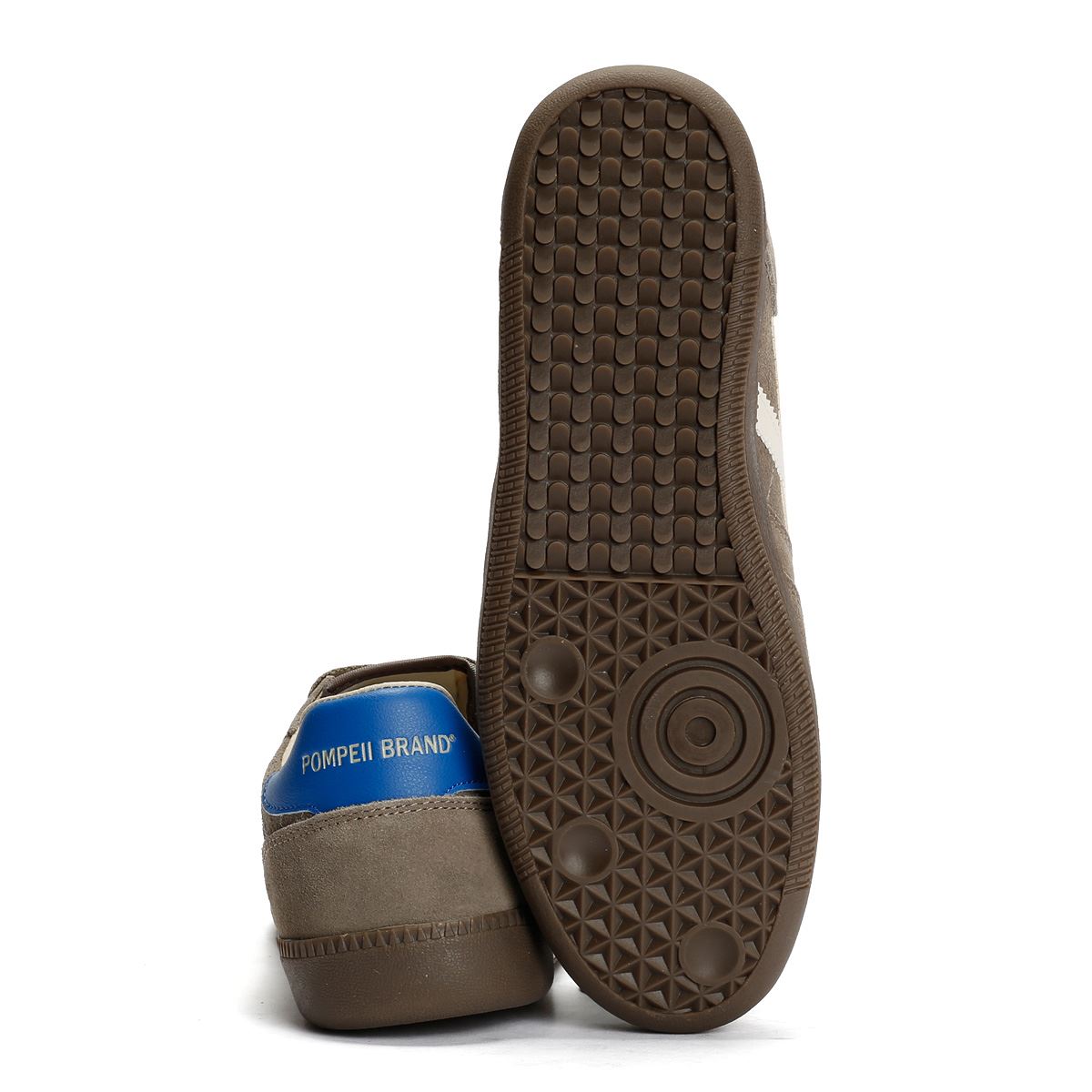 Pompeii Elan Sala Wildleder Herren Graue Sneakers