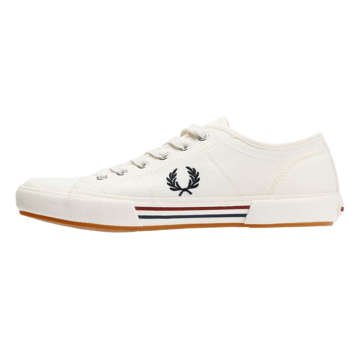 Fred Perry B708 Vintage Tennis Leinen Herren Weiße Sneakers